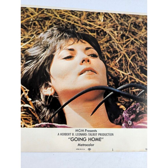 Going Home 1971 Lobby Card Movie Poster Robert Mitchum Brenda Vaccaro Drama‎ VTG - Picture 4 of 8